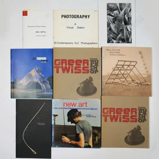 NZ ART BOOKS - SCULPTURE AND PHOTOGRAPHY